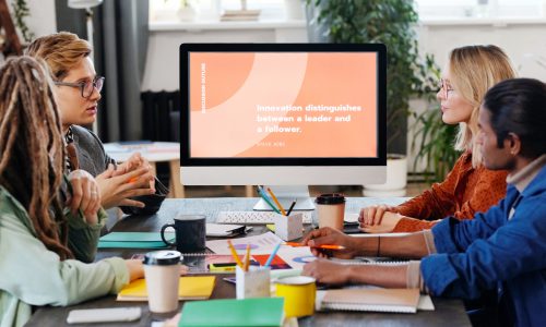 people sitting at a meeting