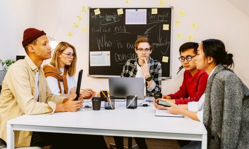 people sitting at a table